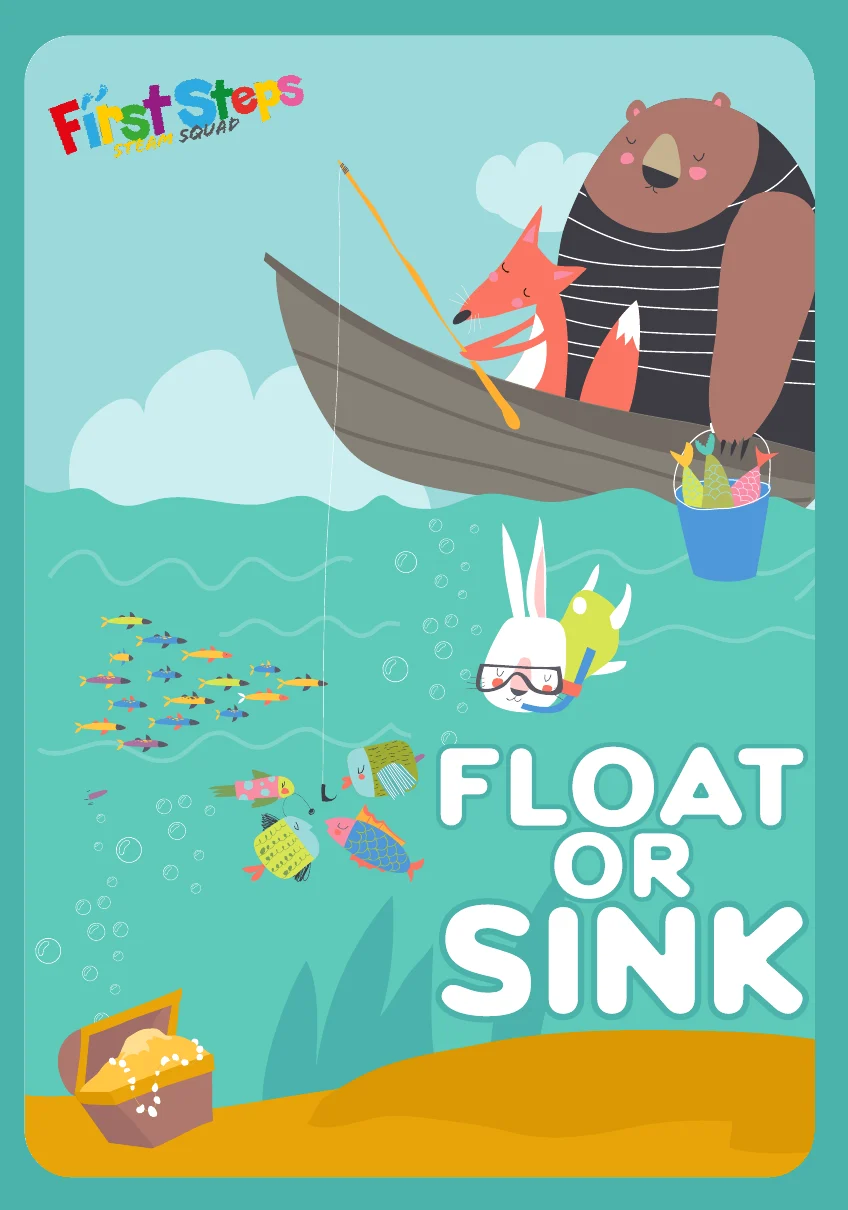 Float or Sink — actual First Steps student book cover