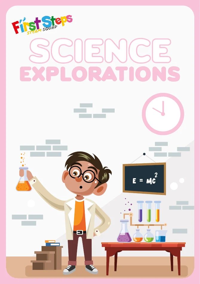 Scientific Explorations — actual First Steps student book cover