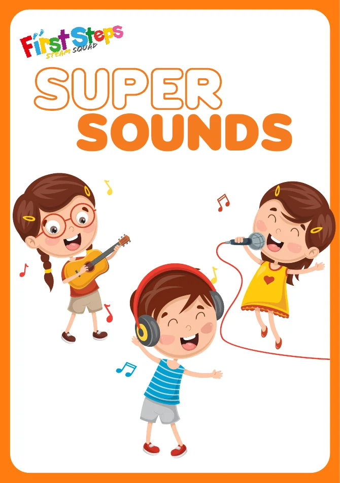 Super Sounds — actual First Steps student book cover