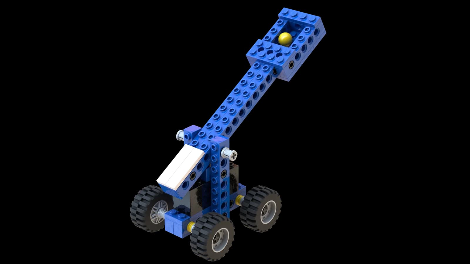 Build Club One 課程使用的 LEGO 投石器模型