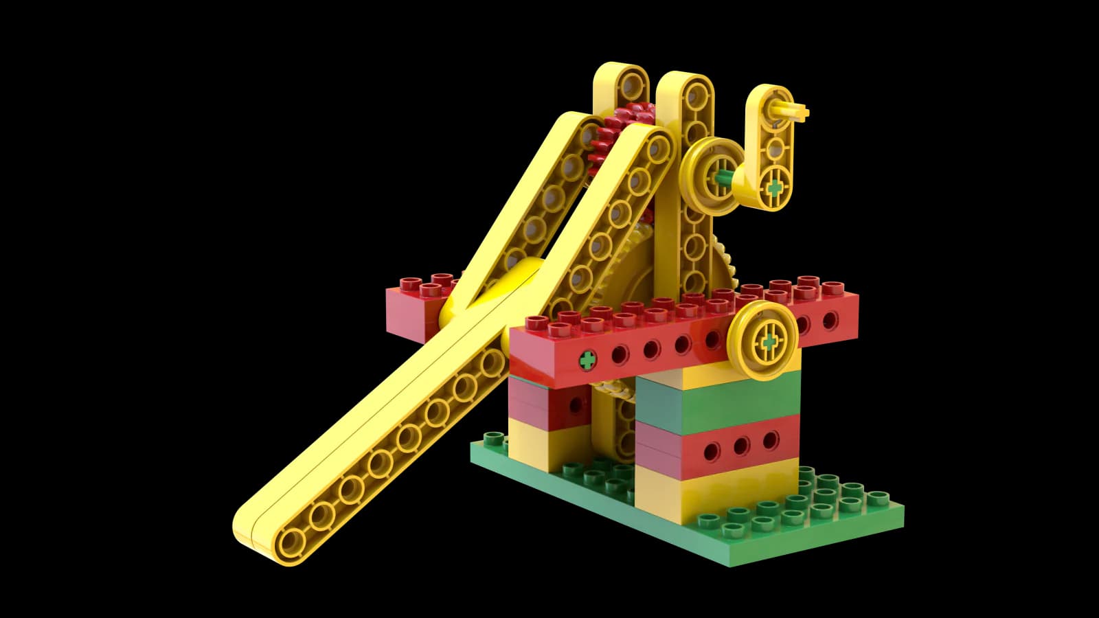Official LEGO Paper Crimper with a handle and paired rollers
