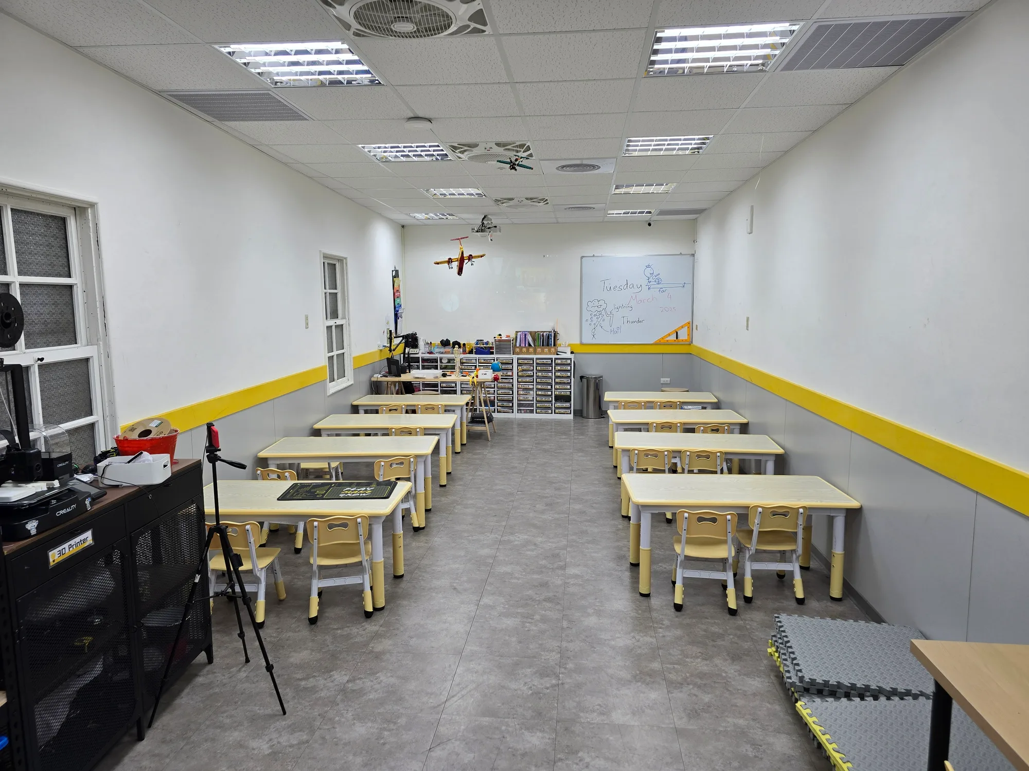 The STEAM SQUAD main classroom in Beitou
